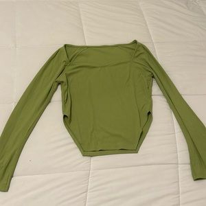 Green Long Sleeve Top